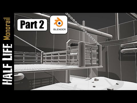 Видео: БЛЕНДЕР: МОНОРЕЛЗ HALF LIFE (ЧАСТЬ 2)