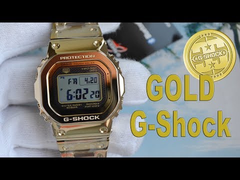 Видео: Обзор CASIO G-SHOCK  35th Anniversary золотые 5000-е / Модель 2018 года