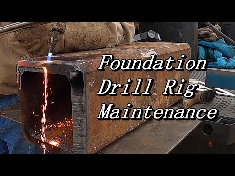 Видео: Профилактическое обслуживание буровой установки.