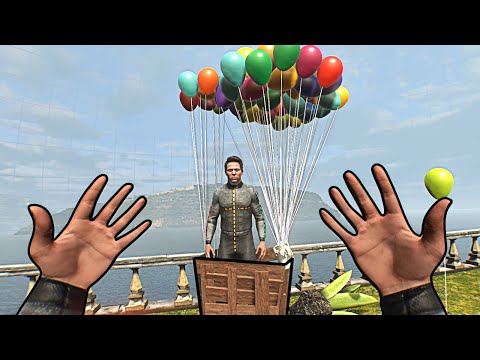 Видео: На воздушном шаре - Boneworks