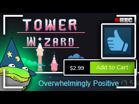 Видео: TOWER WIZARD — игра-кликер по строительству базы за 2,99 доллара