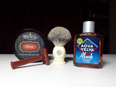 Видео: Бритье. Eddison, Aqua Velva, RazoRock Classic, Phoenix Alpha Ecliptic, Crown King