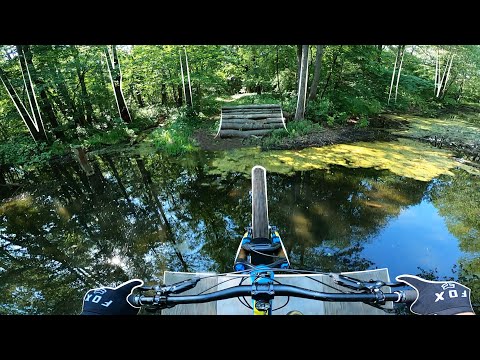 Видео: Прыжок через озеро | Пытаюсь долететь новый степ-ап | Кашира
