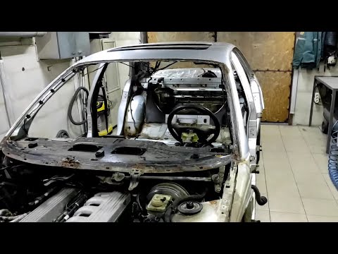 Видео: 👉 Часть 1. Восстановление Opel Omega B MV 6. Сварка передней части кузова👈