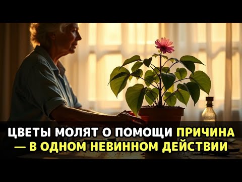 Видео: Она просто поставила цветок к окну — и через неделю осталась без единого листа!