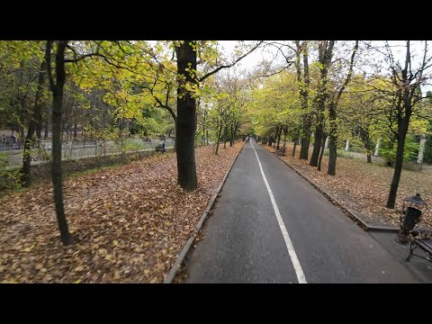 Видео: Кисловодск. Красота осеннего парка, утренняя прогулка на электровелосипеде 11 октября 2024 г.