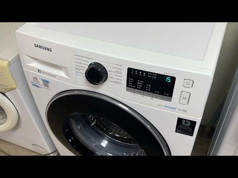 Видео: Samsung Eco Bubble. Самсунг замена подшипников, обзор стиральной машинки