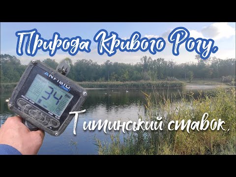 Видео: Титинський ставок, м. Кривий Ріг. Яскрава природа. Коп біля ставка.