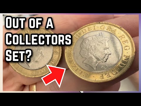 Видео: Мне нечасто попадаются такие монеты! Охота за редкими монетами достоинством 2 фунта стерлингов