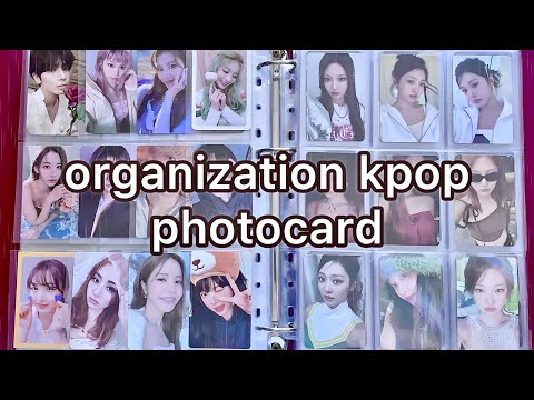 Видео: Организация карт Twice,Aespa,LE SSERAFIM,TXT/Organization kpop photocard/kpop photocard collection