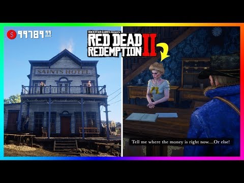 Видео: В отеле «Валентайн» в Red Dead Redemption 2 спрятан СЕКРЕТНЫЙ тайник с деньгами! (RDR2)