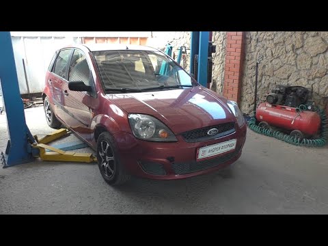 Видео: Замена комплекта ГРМ и генератора на Ford Fusion 1,4 Форд Фьюжн 2007 года 1часть
