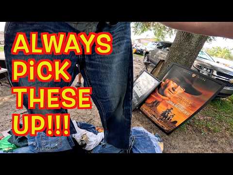 Видео: Эти джинсы ВСЕГДА приносят мне ДЕНЬГИ на блошином рынке