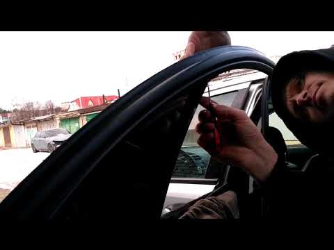Видео: Как установить заменить стекла задней двери MERCEDES W 211/montaz zamiana szyby bocznej drzwi tyl!