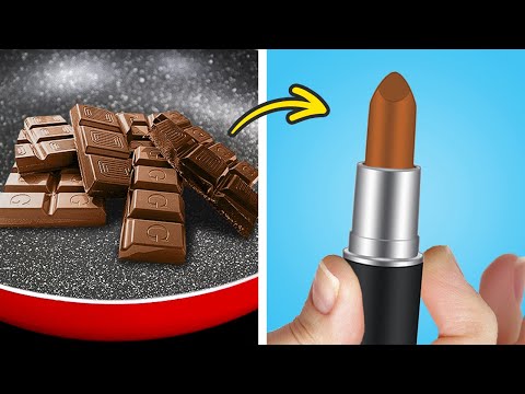 Видео: Как сделать губную помаду в домашних условиях? Макияж и бьюти-хаки