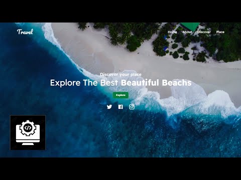 Видео: Верстка сайта для новичков HTML, SCSS | Travel