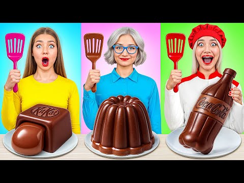 Видео: Кулинарный Челлендж: Я против Бабушки | Съедобная Битва от Multi DO Joy