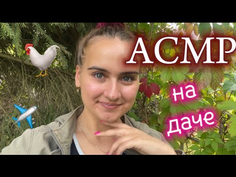 Видео: АСМР🩷 Дачная болталка про животных, петухи, самолёты ✈️🌌