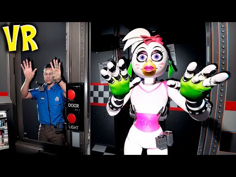 Видео: VR АНИМАТРОНИКИ ПУГАЮТ ОХРАННИКА В БОНЕЛАБ FNAF COOP BONELAB MOD