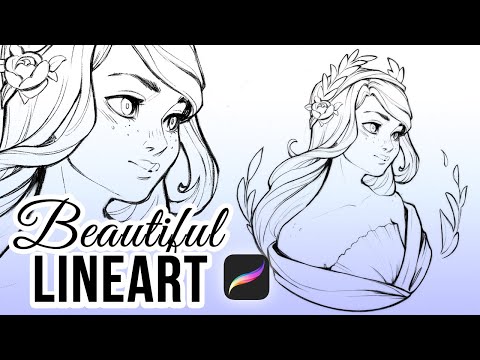 Видео: Как я рисую LINEART: руководство и процесс в PROCREATE
