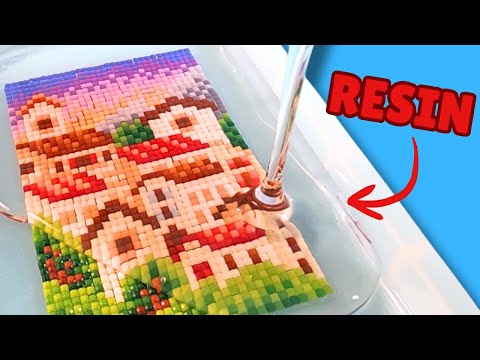 Видео: Алмазная картина из смолы (Потрясающе ??)