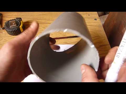 Видео: Как подогнать врезку труб разного диаметра под 45 градусов