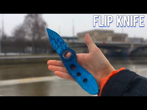 Видео: Как сделать нож Flip knife|VORTEX