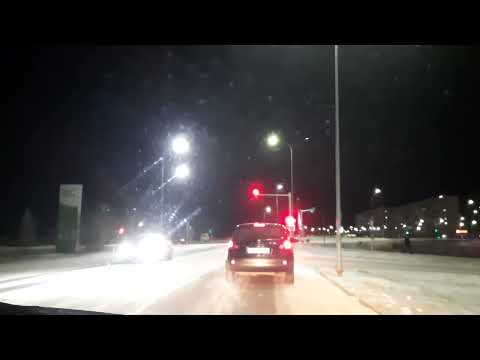 Видео: Ночной зимний Степногорск. Декабрь 2024