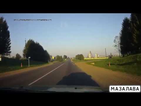 Видео: Беларусь. Трасса Р-73 "Чаусы — Мстиславль — граница РФ". Belarus. Highway R-73.