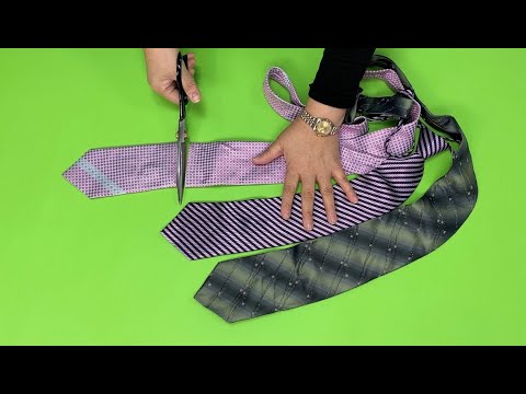 Видео: [DIY] Не запирайте вышедшие из моды галстуки в шкафу.