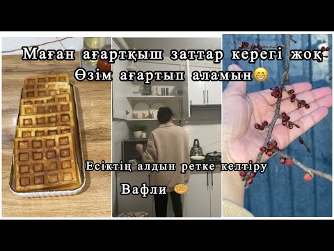 Видео: МАҒАН АҒАРТҚЫШ ЗАТТАР КЕРЕГІ ЖОҚ.ӨЗІМ АҒАРТЫП АЛАМЫН😁ЕСІКТІҢ АЛДЫН РЕТКЕ КЕЛТІРУ.ВАФЛИ🧇