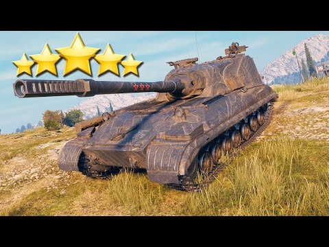 Видео: Объект 268/4 - Пять звезд Производительность - World of Tanks