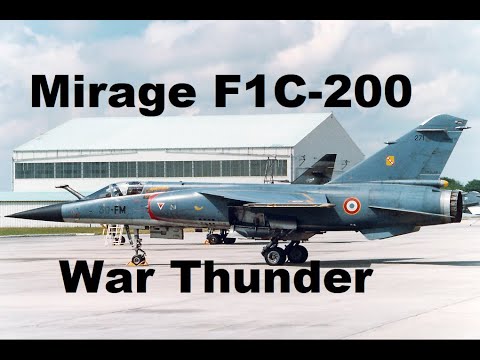 Видео: Mirage F1C-200 - рыцарь неба в War Thunder