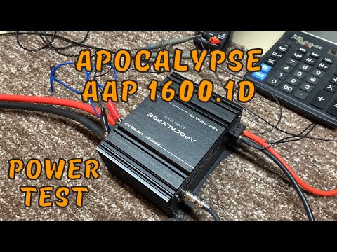 Видео: Apocalypse 1600.1 тест в 1Ом