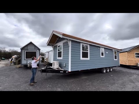 Видео: ПРОДАНО!!! Модель миниатюрного дома в Чарльстоне размером 10x30 футов без мансардных окон за 79 9...