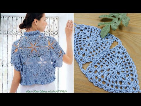 Видео: Простой оригинальный треугольник вязать крючком