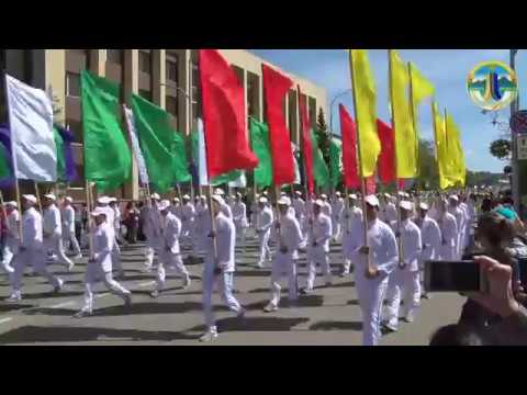 Видео: Парад посвященный Международному дню защиты детей в г.Кокшетау
