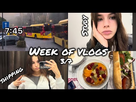 Видео: НЕДЕЛЯ ВЛОГОВ 3/7🌙жизнь студента в Бельгии🇧🇪учеба📚 и осенний шоппинг✨