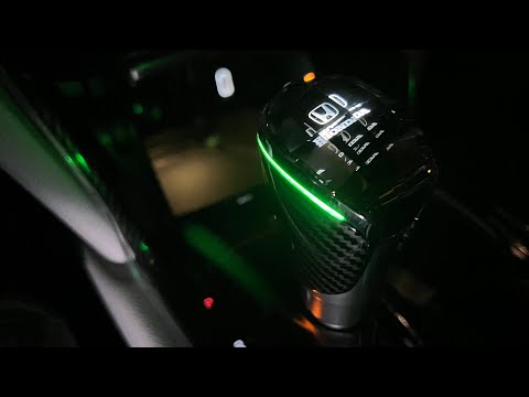 Видео: Honda Accord 2018–2022 с кристально чистой светодиодной ручкой переключения передач