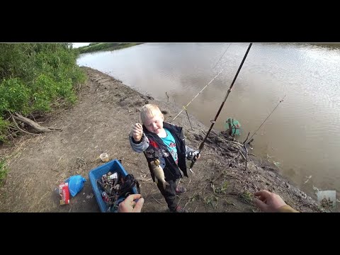 Видео: Открылись с сыном по фидеру и он как всегда меня обловил.