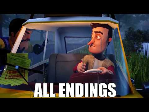 Видео: Все концовки Hello Neighbor — Curse Retold