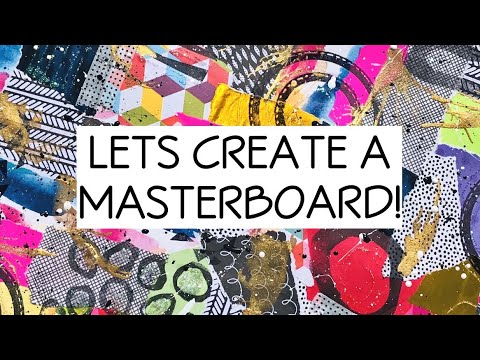 Видео: Давайте создадим мастер-коллаж в смешанной технике! #коллаж