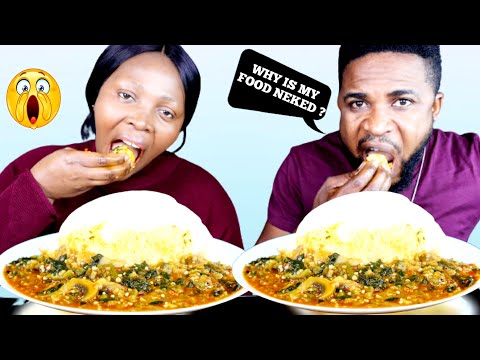 Видео: ПРЯЧУ МЯСО ПОД ФУФУ, ЧТОБЫ ПОСМОТРЕТЬ НА РЕАКЦИЮ МУЖА | СУП ФУФУ И ОКРО МУКБАНГ | АФРИКАНСКАЯ ЕДА