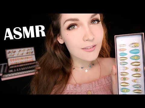 Видео: АСМР Сделаем тебе красивые ногти 💅💄 ASMR Sticking False Nails