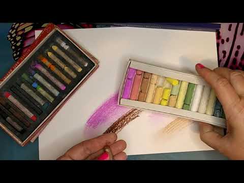 Видео: Зан13-14: "Пастель или восковые мелки.Видеообзор.Художественная возможность пастели, угля"25.09.2020