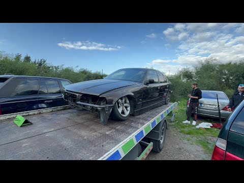 Видео: Жесткий офроуд,и спасение от пресса Bmw E36.