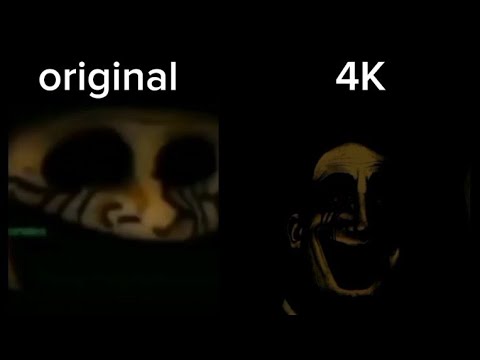 Видео: жуткие лица 30 фаз. оригинал и 4K