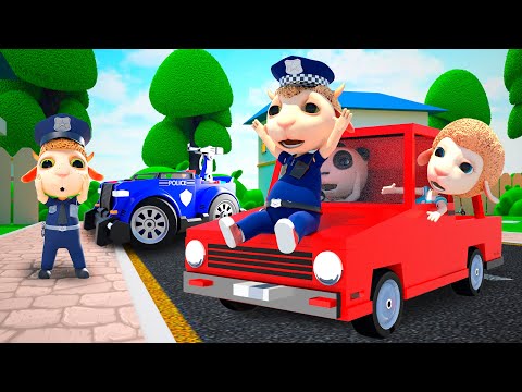 Видео: Полиция спасает от Аварии | Новый Смешной Мультик для детей | Долли и Друзья