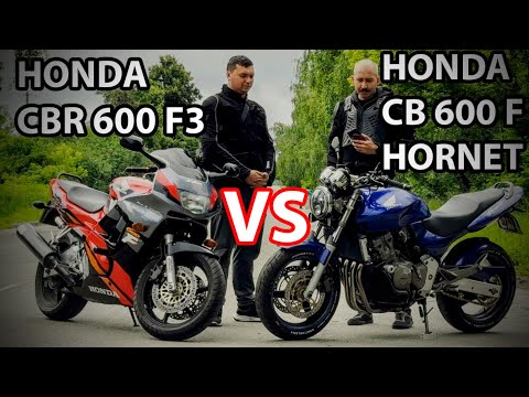 Видео: Гонка - обзор Honda CB 600 F Hornet vs CBR 600 F3