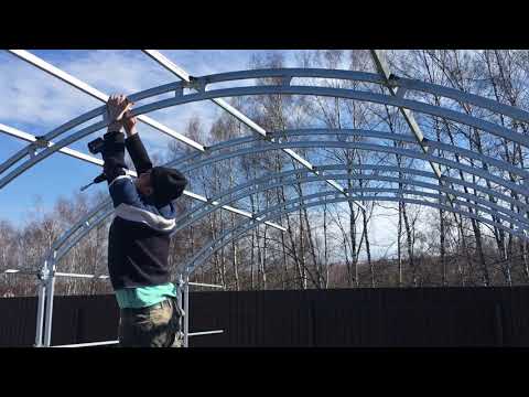 Видео: Теплица Фермерская от компании Очень Крепко